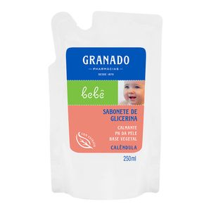 SABONETE LIQUIDO GRANADO BEBE CALENDULA REFIL  250ML
