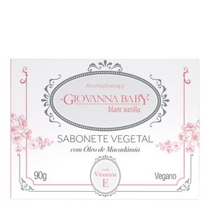 SABONETE GIOVANNA BABY VEGAN BLANC VANILA 90G
