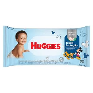TOALHA UMEDECIDA HUGGIES TRIPLA PROTECAO 88UN