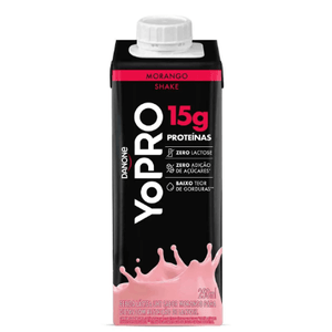 YOPRO BEBIDA LACTEA DANONE MORANGO 250ML