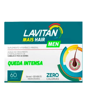 LAVITAN CABELOS E BARBA 60CAP
