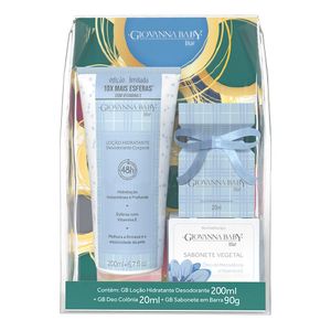 KIT GIOVANNA BABY BLUE HIDRATANTE+COLONIA+SABONTE