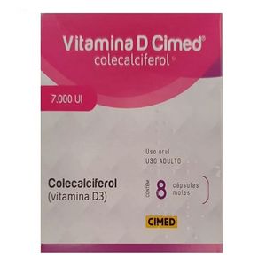 VITAMINA D 7.000UI CIMED 8CPR
