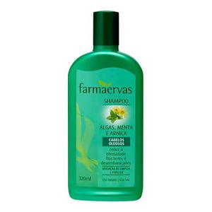 SHAMPOO FARMAERVAS ALGAS MENTA E ARNICA 320ML