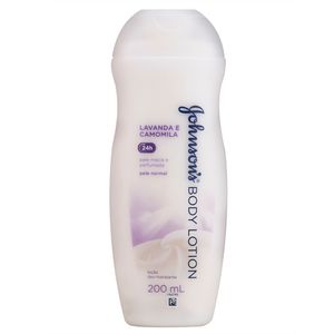 LOÇAO HIDRATANTE JOHNSONS BODY LOTION LAVANDA E CAMOMIL-210