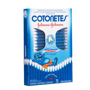 COTONETES JOHNSONS HASTES FLEXIVEIS 75UN