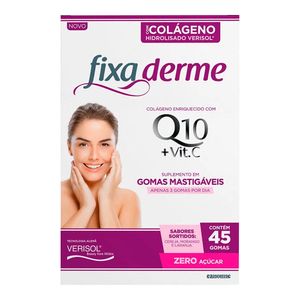 FIXA DERME Q10+VIT C E VERISOL 45GOMAS