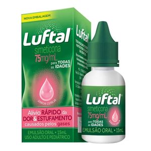 LUFTAL 75MG/ML GOTAS SABOR CEREJA 15ML