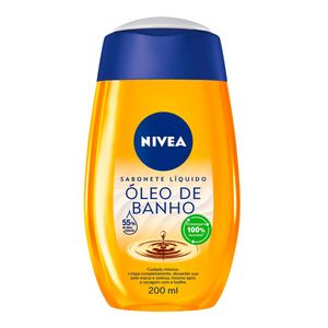 NIVEA SABONETE LIQUIDO OLEO DE BANHO 200ML