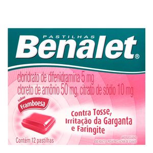 BENALET FRAMBOESA 12PASTILHAS