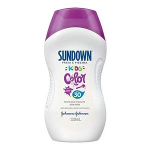 SUNDOWN PROTETOR SOLAR KIDS COLOR UVA FPS30 120ML