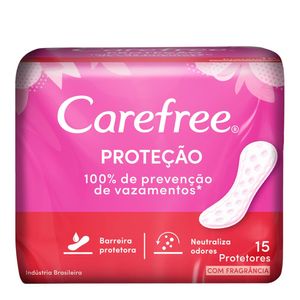 PROTETOR DIARIO CAREFREE ORIGINAL COM PERFUME 15UN