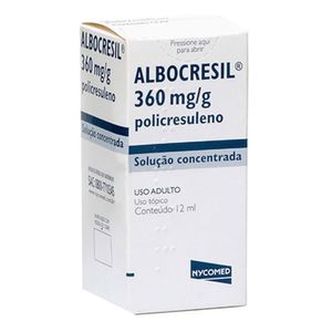 ALBOCRESIL SOLUÇAO 12ML