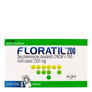FLORATIL 200MG 6CAP