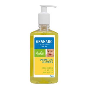 SABONETE LIQUIDO GRANADO BEBE GLICERINA 250ML PUMP