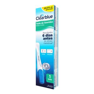 TESTE DE GRAVIDEZ CLEARBLUE SAIBA ANTES 1UN