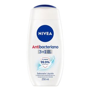 NIVEA SABONETE LIQUIDO ANTIBACTERIANO 3X1 250ML