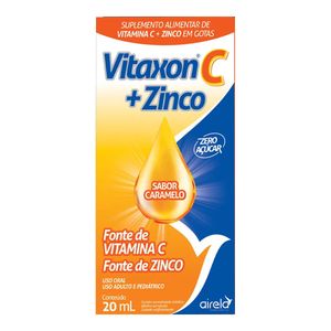 VITAXON C+ZINCO 20ML ZERO AÇUCAR