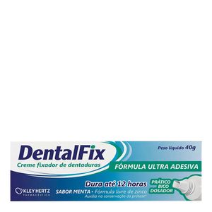 DENTALFIX CREME FIXADOR PARA DENTADURA SABOR MENTA 40G