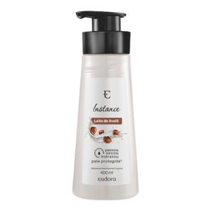 EUDORA INSTANCE LOÇAO HIDRATANTE LEITE DE AVELA 400ML