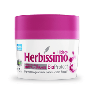 DESODORANTE HERBISSIMO BIOPROTECT HIBISCO 48H CREME 55G