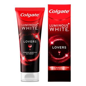 CREME DENTAL COLGATE LUMINOUS WHITE LOVERS MANCHAS DE VINHO