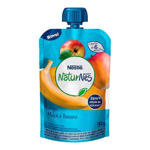 PAPINHA NESTLE NATURNES MANGA MAÇA E BANANA 99G