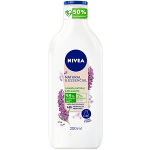 NIVEA HIDRATANTE NATURAL E ESSENCIAL LAVANDA RELAXANTE 200ML