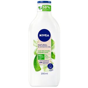 NIVEA HIDRATANTE NATURAL E ESSENCIAL ALOE VERA 200ML