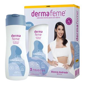 SABONETE INTIMO LIQUIDO DERMAFEME NEUTRALIZZ 200ML 2UN
