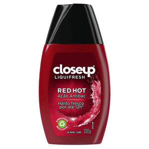 GEL DENTAL CLOSE UP LIQUIFRESH RED HOT 100G