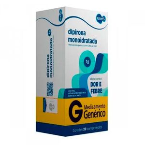 DIPIRONA SODICA EMS 1G 20CPR GEN