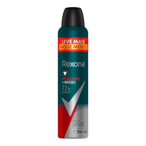 DESODORANTE REXONA AE MEN ANTIBACTERIAL+INVISIBLE 72H 250ML