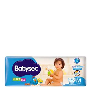 FRALDA BABYSEC GALINHA PINTADINHA JUMBO M 26UN