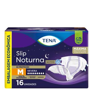 FRALDA TENA SLIP NOTURNA GERIATRICA M 16UN
