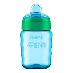 COPO PHILIPS AVENT EASY SIP BICO SILICONE VERDE E AZUL 260ML