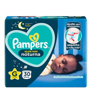 FRALDA PAMPERS PANTS NOTURNA G 30UN