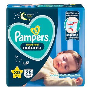 FRALDA PAMPERS PANTS NOTURNA XG 26UN
