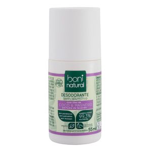 DESODORANTE BONI NATURAL ROLL ON COCO E MAGNESIO 55ML