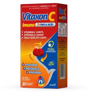 VITAXON C TRIPLA AÇAO IMUNO 30CPR
