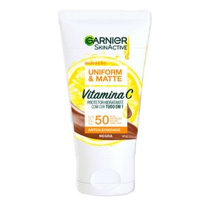 GARNIER SKIN ACTIVE HIDRA FACIAL UNIFORM E MATTE FPS50 COR N