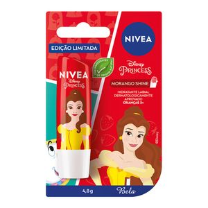 NIVEA PROTETOR LABIAL MORANGO SHINE BELA 4,8G