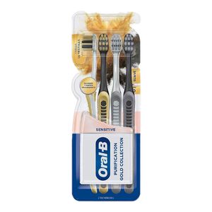 ESCOVA DENTAL ORAL B SENSITIVE GOLD COLLECTION 4UN
