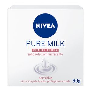 NIVEA SABONETE PURE MILK SENSITIVE 90G