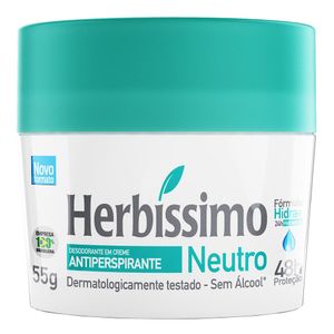 DESODORANTE HERBISSIMO CREME NEUTRO 55G