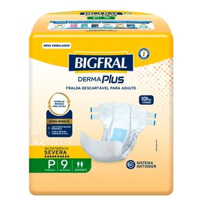 FRALDA GERIATRICA BIGFRAL DERMAPLUS P 9UN