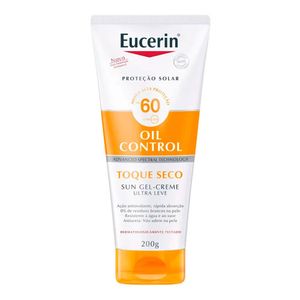 EUCERIN PROTETOR SOLAR GEL CREME TOQUE SECO FPS60 200ML
