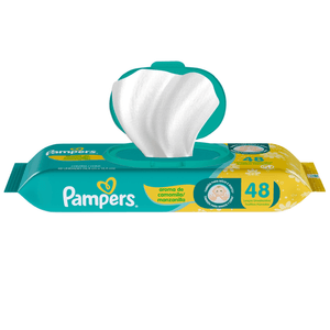 LENÇO UMEDECIDO PAMPERS CAMOMILA 48UN
