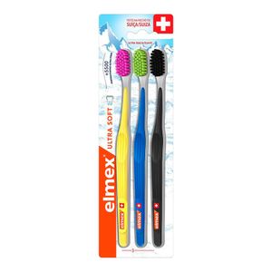 ESCOVA DENTAL ELMEX ULTRA SOFT 3UN