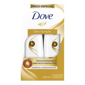 KIT DOVE SHAMPOO 400ML+CONDICIONADOR 200ML OLEO NUTRIÇAO